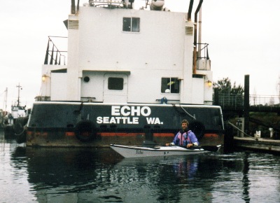 The Echo beside the Seattle vessel Echo